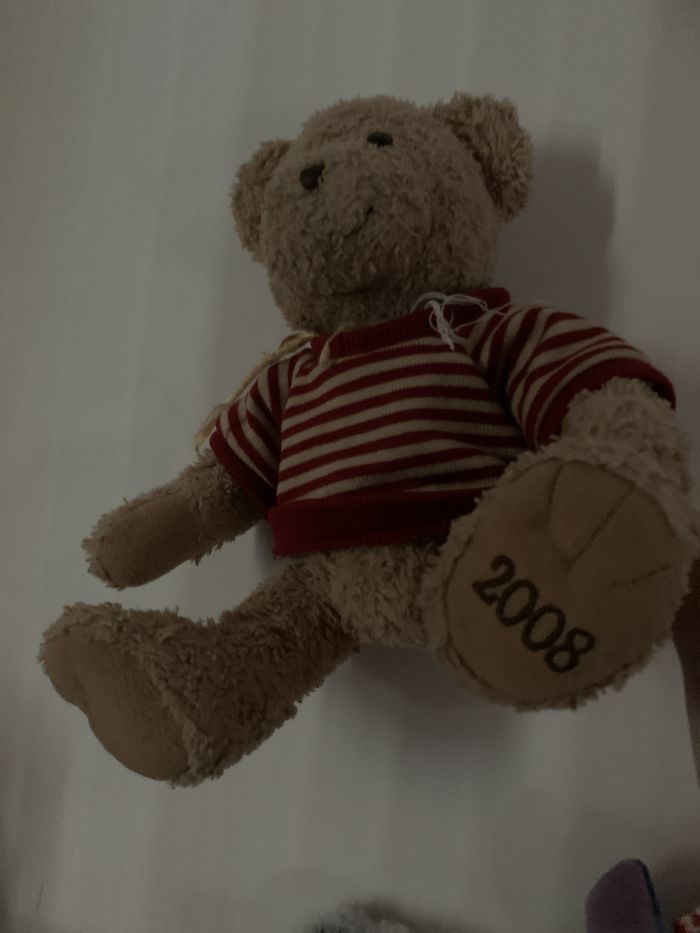 Had Him Ever Since I Was Born. Has My Birth Year On His Foot. I Don’t Name My Toys (I Don’t Call Them A Name For Years And They Don’t Like It). So This Is Teddy