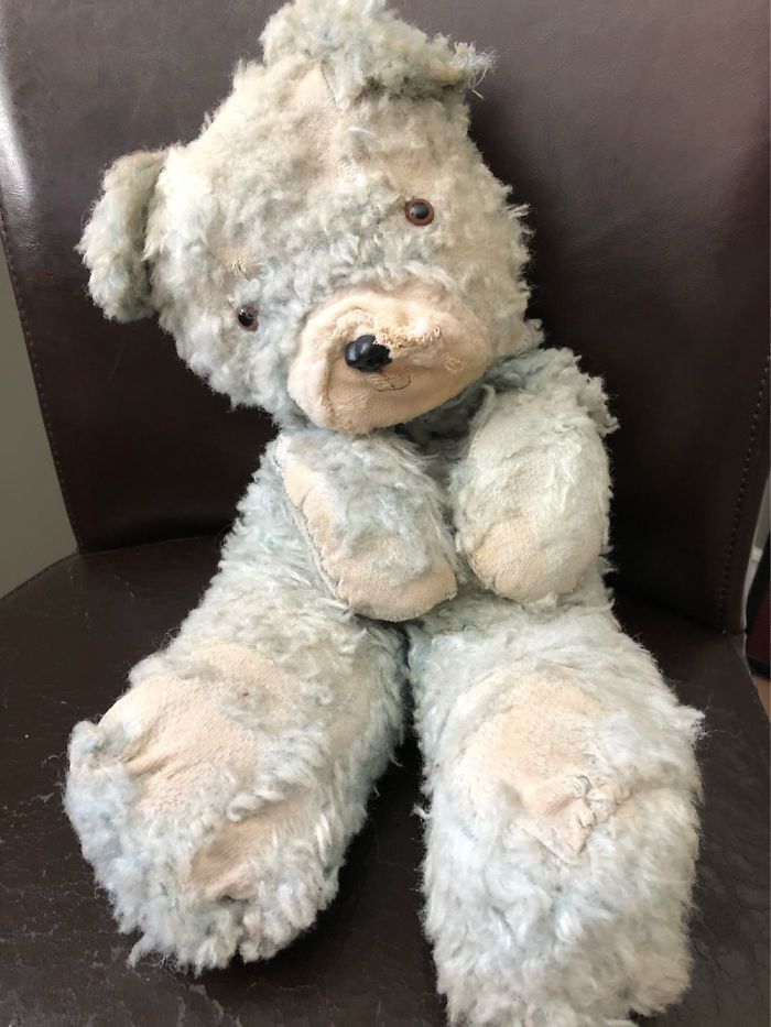 This Is Judy. Gift 1965 .fell In Tar, Washed, Garbaged Then Rescued By Me. Hasn’t Left My Side