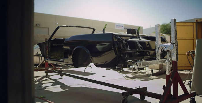 Jason Momoa Restores His Wife's 1965 Mustang, Her First Car When She Was 17 Jason Momoa Restores His Wife's 1965 Mustang, Her First Car When She Was 17