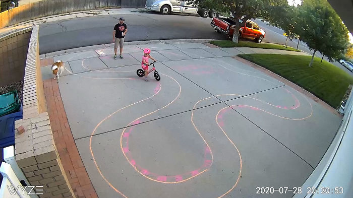 Guy’s Security Cam Catches Neighbor Kid Tearing It Up On His Driveway, He Decides To Do Something About It Guy’s Security Cam Catches Neighbor Kid Tearing It Up On His Driveway, He Decides To Do Something About It