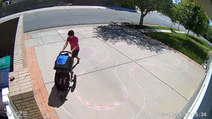 Guy&rsquo;s Security Cam Catches Neighbor Kid Tearing It Up On His Driveway, He Decides To Do Something About It
