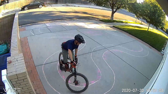 Guy’s Security Cam Catches Neighbor Kid Tearing It Up On His Driveway, He Decides To Do Something About It Guy’s Security Cam Catches Neighbor Kid Tearing It Up On His Driveway, He Decides To Do Something About It