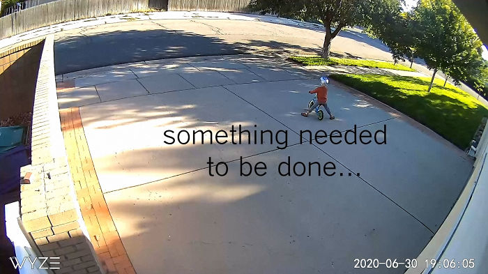 Guy&rsquo;s Security Cam Catches Neighbor Kid Tearing It Up On His Driveway, He Decides To Do Something About It