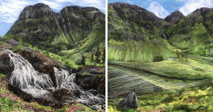 I Create Scottish Landscapes Using Wool (49 Pics)