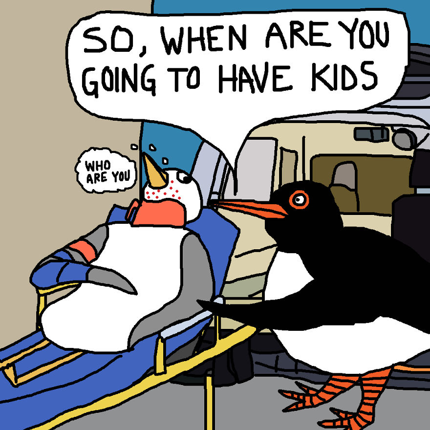 Poor Spotty Delivery Gull, Never A Moment's Peace