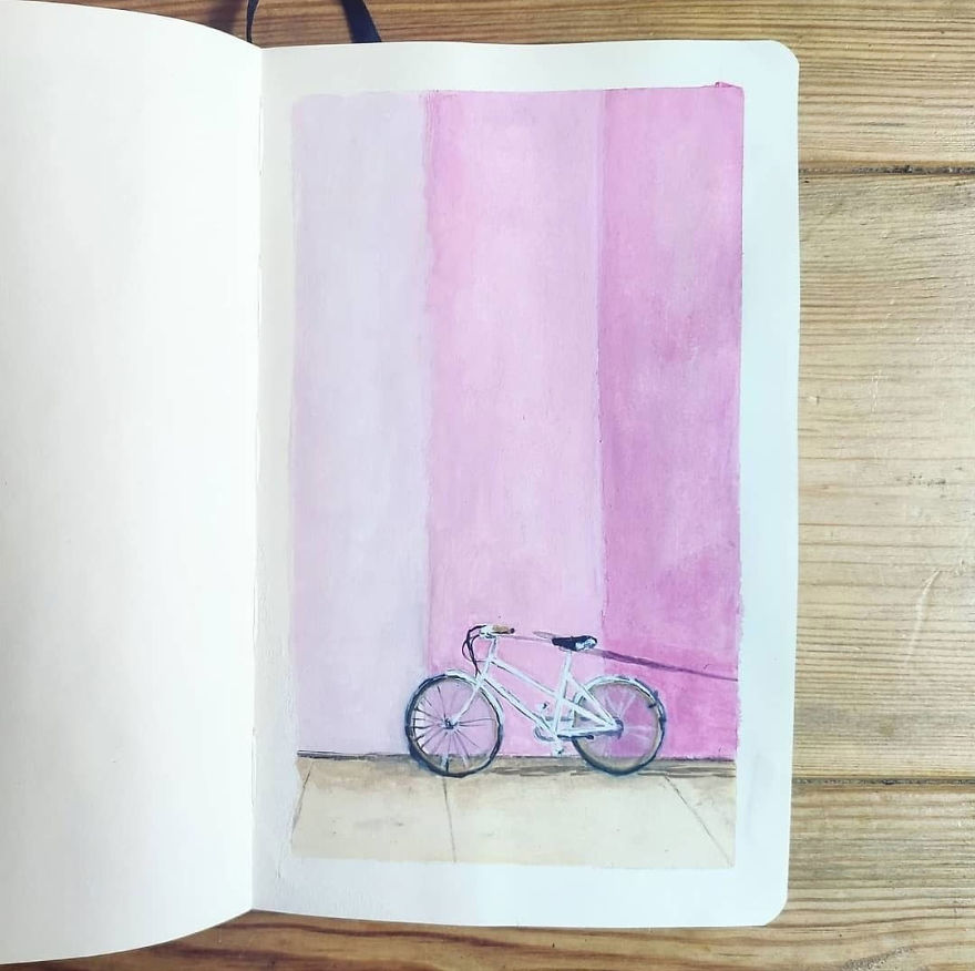 Painting-100-Days-Challenge-With-Gouache-Thomethis