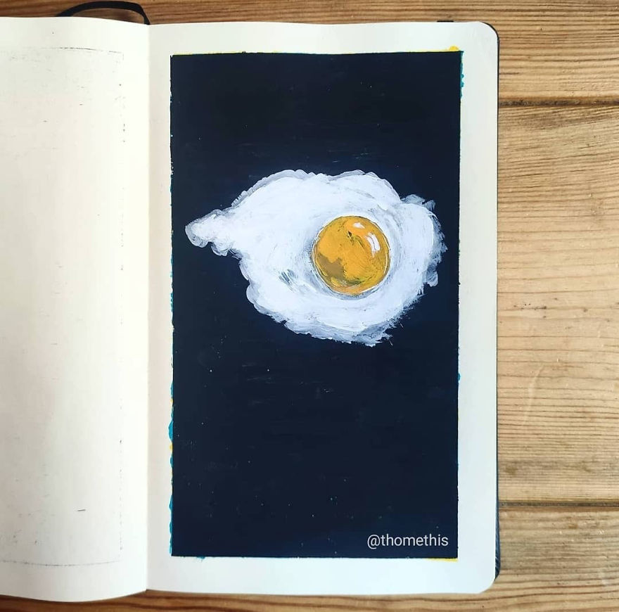 Painting-100-Days-Challenge-With-Gouache-Thomethis