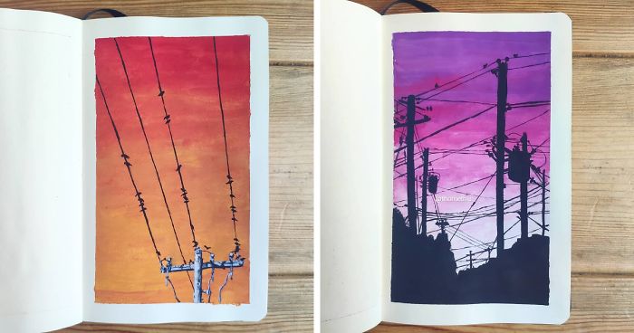 I Challenged Myself To Paint One Painting A Day For 100 Days With Gouache – A Medium I’ve Never Used Before (30 Pics)