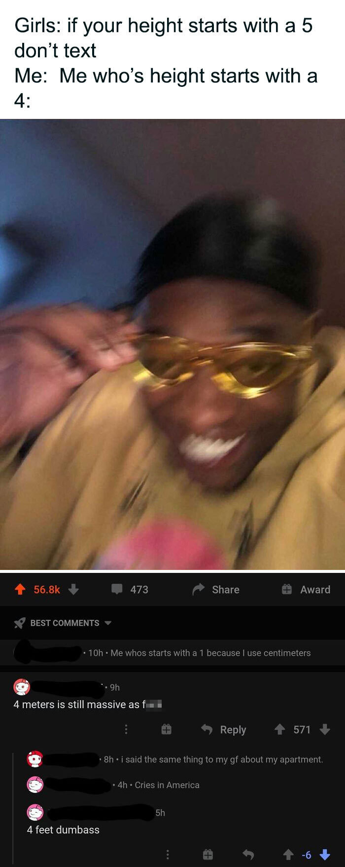 Okay, Okay, It's 4 Feet, Not 4 Meters