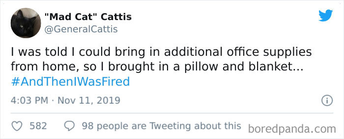 And Then I Was Fired Hashtag