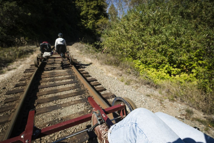 You Can Pedal Through California&rsquo;s Redwood Forest On A Railbike, And The Trip Looks Absolutely Stunning