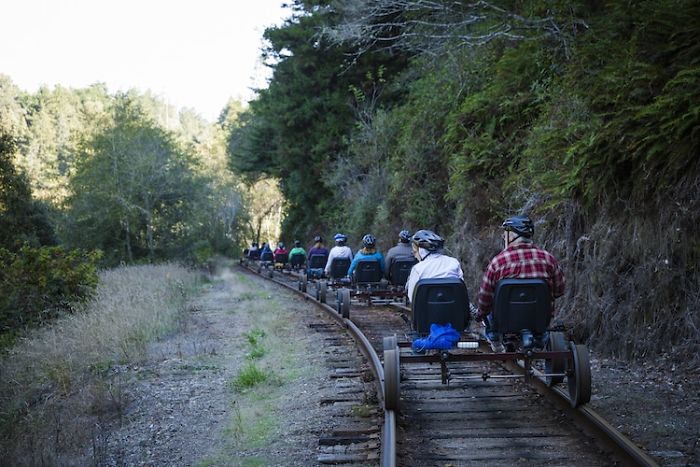 You Can Pedal Through California&rsquo;s Redwood Forest On A Railbike, And The Trip Looks Absolutely Stunning