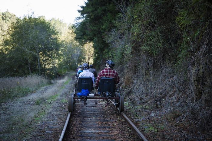 You Can Pedal Through California&rsquo;s Redwood Forest On A Railbike, And The Trip Looks Absolutely Stunning