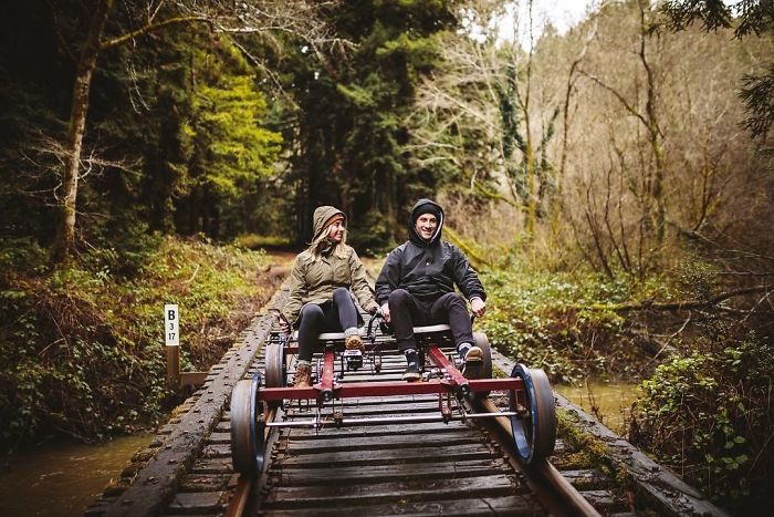 You Can Pedal Through California&rsquo;s Redwood Forest On A Railbike, And The Trip Looks Absolutely Stunning