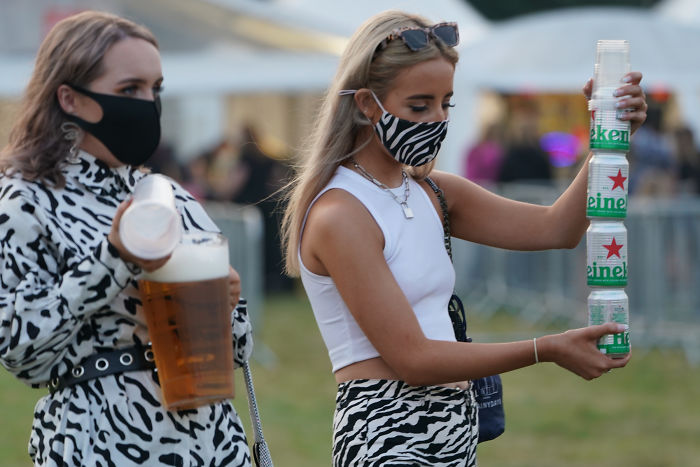 The UK's First Socially Distanced Concert Shows The Possible New Reality Of Concerts