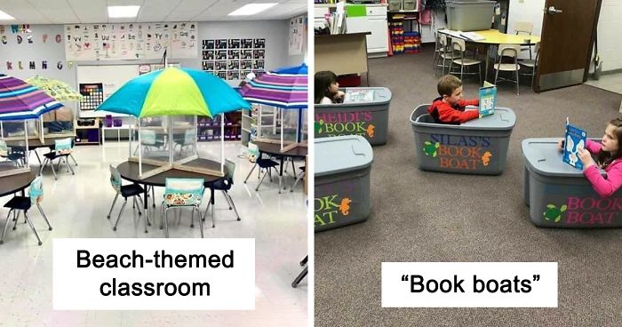 31 Awesome Teachers Who Tried To Make Their Socially Distanced Classrooms Look Less Scary And Succeeded31 Awesome Teachers Who Tried To Make Their Socially Distanced Classrooms Look Less Scary And Succeeded