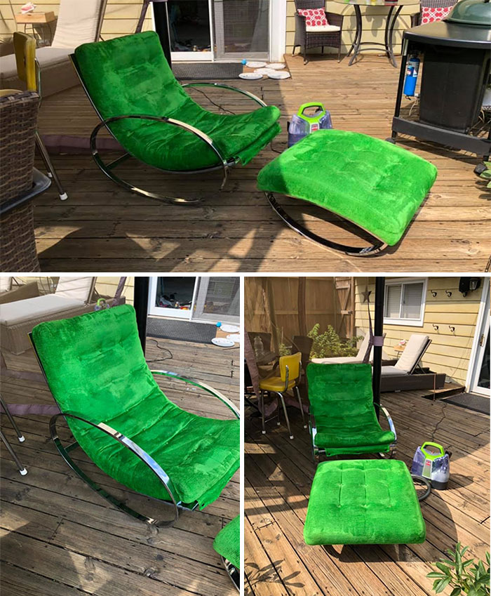 My New Love ... My Families Not So Much. Found On Marketplace And Ran Over To Grab It .... Back Me Up Here! Husband Hates It. Green Spot Bot For Size And Obvious Reasons.... Have No Idea Where It Is From Or If It Is Old Or Newer. Frame Is Heavy And Chromalious!