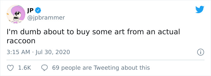 Proud Raccoon Artists Are Posing Next To Their Paintings And They Look So Happy Proud Raccoon Artists Are Posing Next To Their Paintings And They Look So Happy