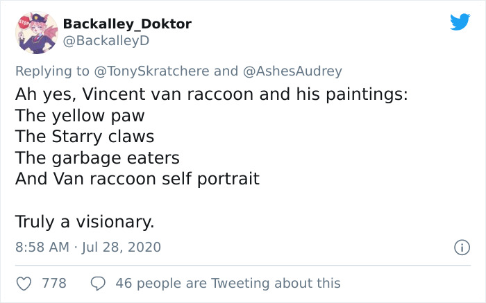 Proud Raccoon Artists Are Posing Next To Their Paintings And They Look So Happy Proud Raccoon Artists Are Posing Next To Their Paintings And They Look So Happy
