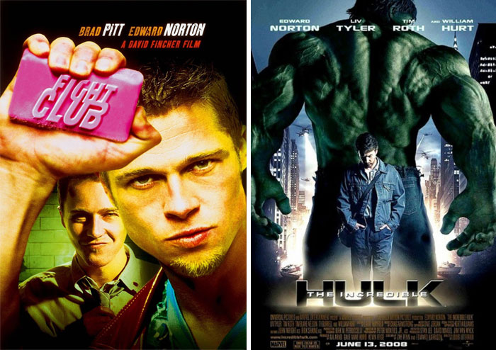 Edward Norton Fights His Alter Ego From Taking Him Over