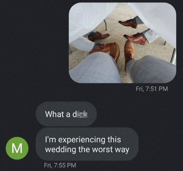 Guy Lends His Friend These Wedding-Appropriate Shoes, Hilarity Ensues