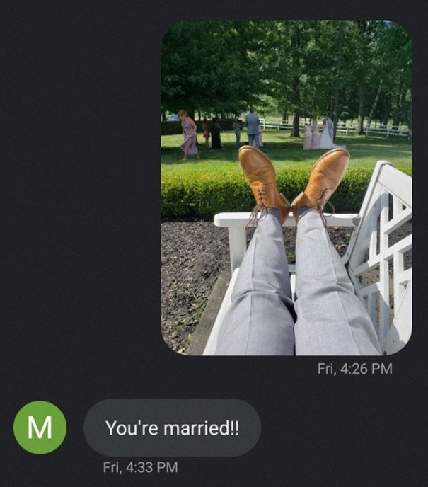 Guy Lends His Friend These Wedding-Appropriate Shoes, Hilarity Ensues