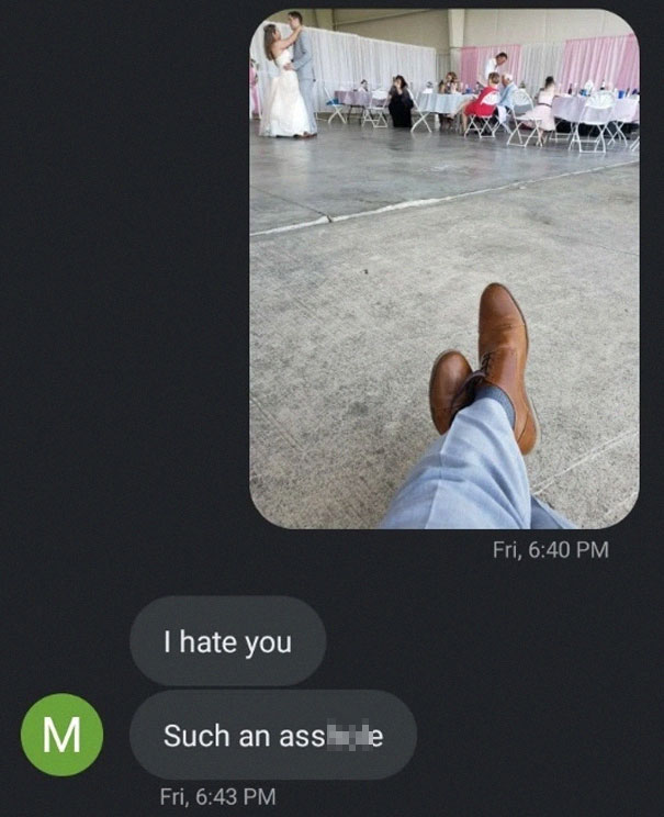 Guy Lends His Friend These Wedding-Appropriate Shoes, Hilarity Ensues Guy Lends His Friend These Wedding-Appropriate Shoes, Hilarity Ensues