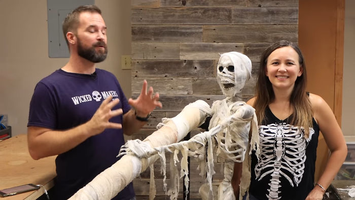 Parents Come Up With A "Candy Slide" For Safe Trick-Or-Treating This Halloween