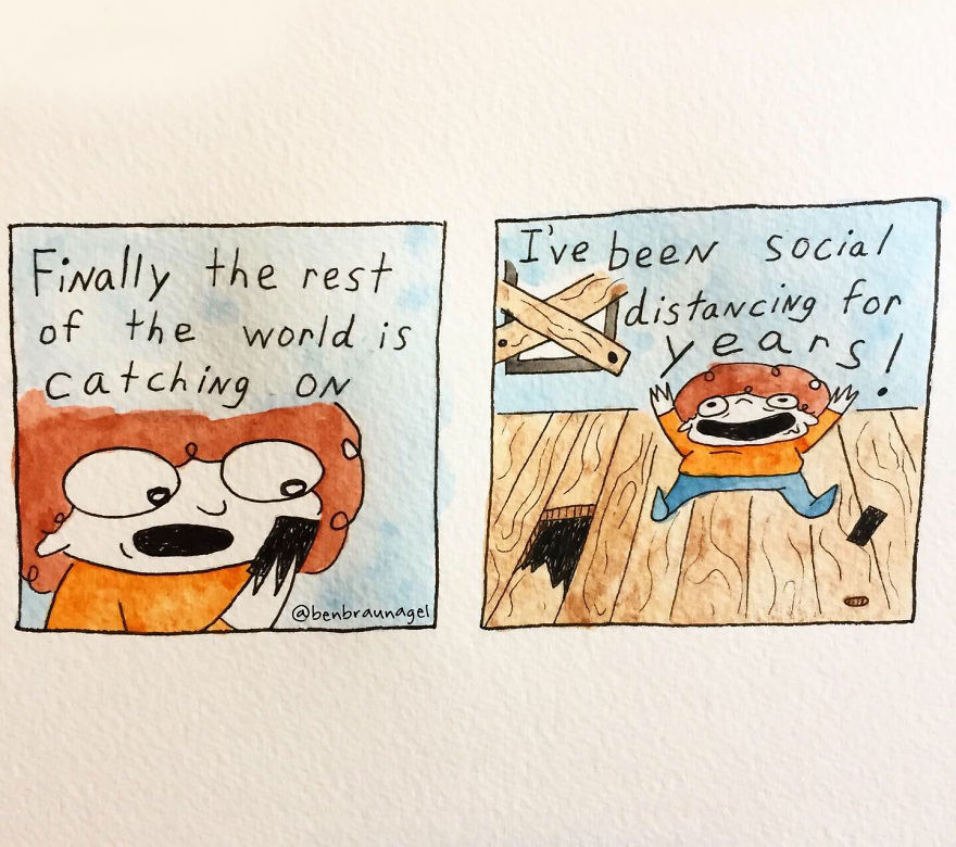 I Make Silly Watercolor Comics (Very Cool) (17 Pics)