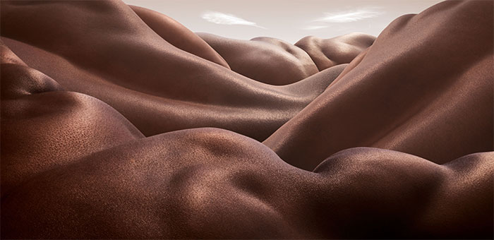 Photographer Forms Landscapes Using Just Human Bodies And The Result Looks Majestic (13 Pics) Photographer Forms Landscapes Using Just Human Bodies And The Result Looks Majestic (13 Pics)