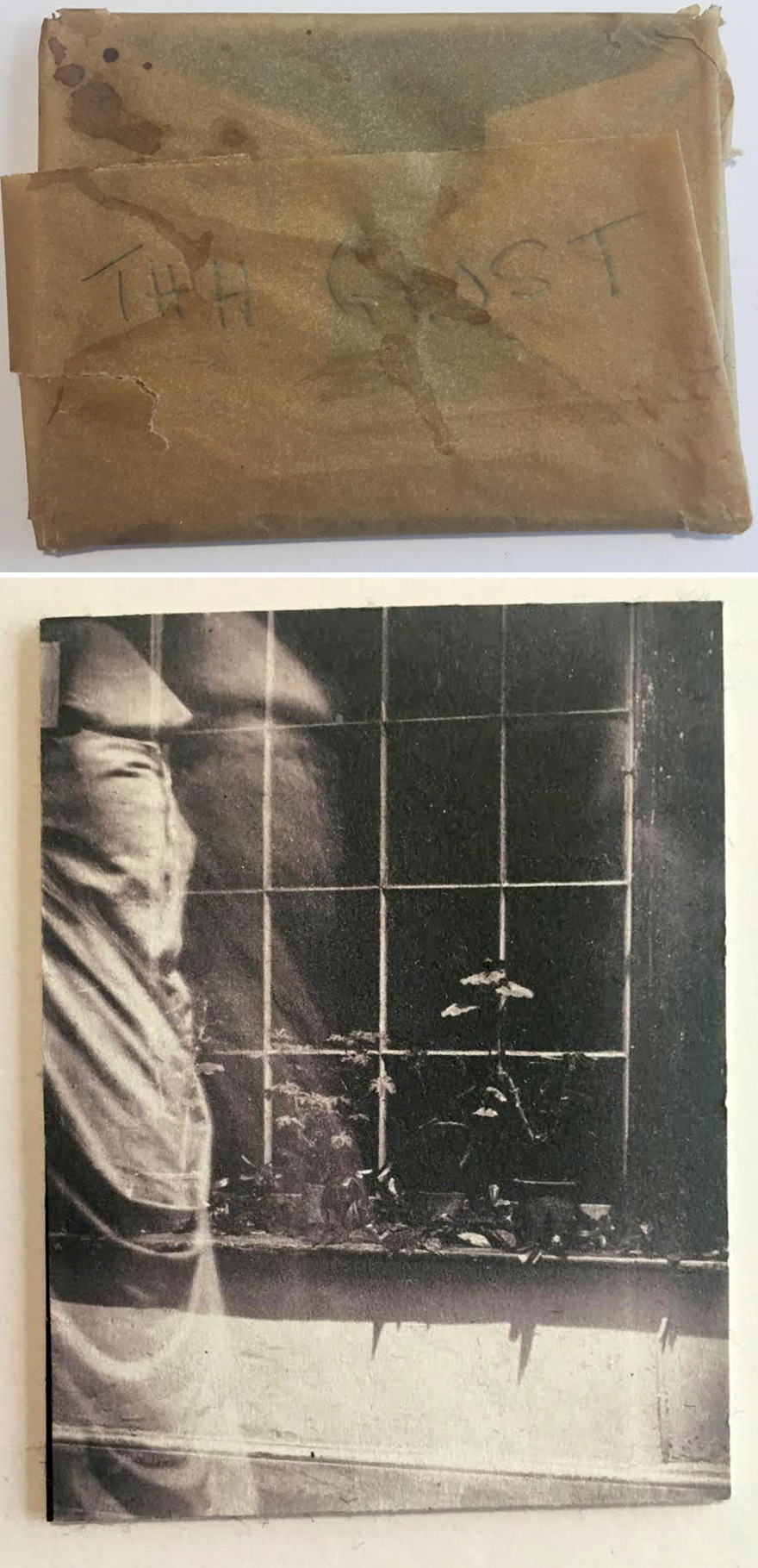 THH GHOST Glass Negative From The 1920s