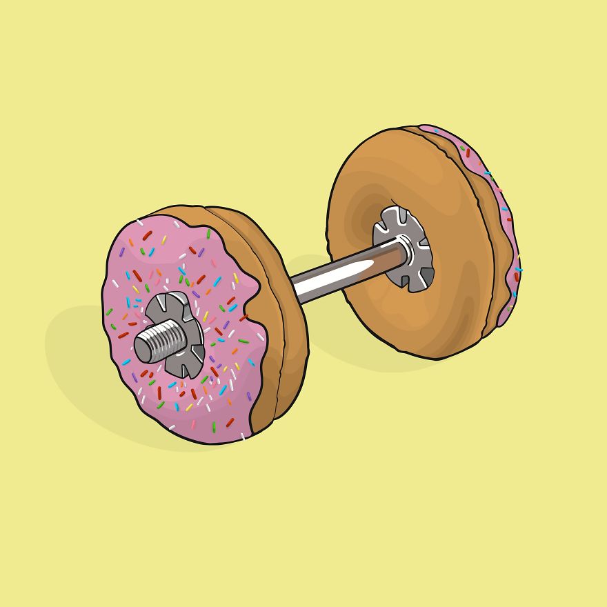Artist With A Sweet Tooth Makes Punny Junk Food Illustrations Artist With A Sweet Tooth Makes Punny Junk Food Illustrations