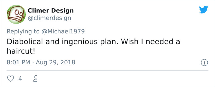 Guy Shares A Hilarious &ldquo;I&rsquo;ll Pay For Both Of Us&rdquo; Tactic On Twitter To Get Free Haircuts Where Nobody Actually Pays