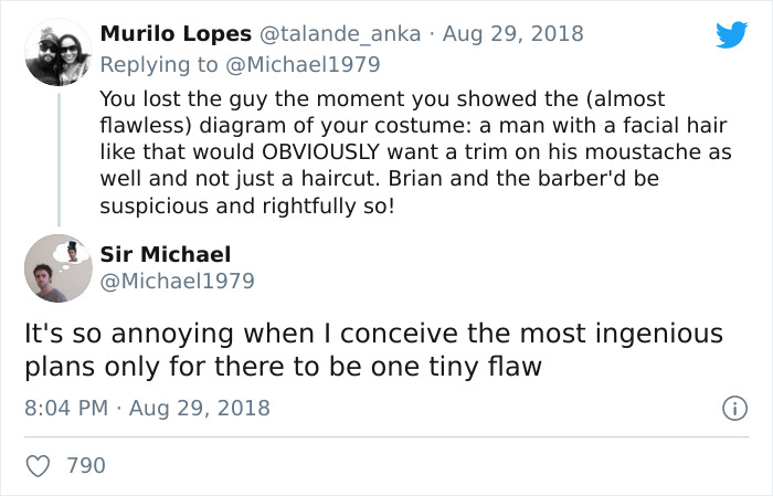 Guy Shares A Hilarious &ldquo;I&rsquo;ll Pay For Both Of Us&rdquo; Tactic On Twitter To Get Free Haircuts Where Nobody Actually Pays