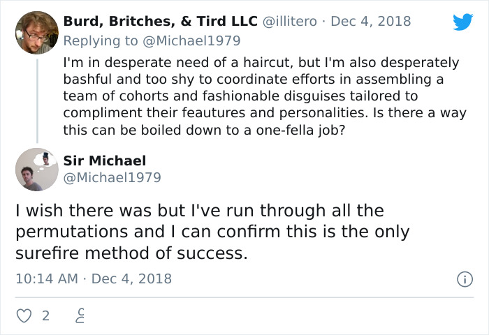 Guy Shares A Hilarious &ldquo;I&rsquo;ll Pay For Both Of Us&rdquo; Tactic On Twitter To Get Free Haircuts Where Nobody Actually Pays
