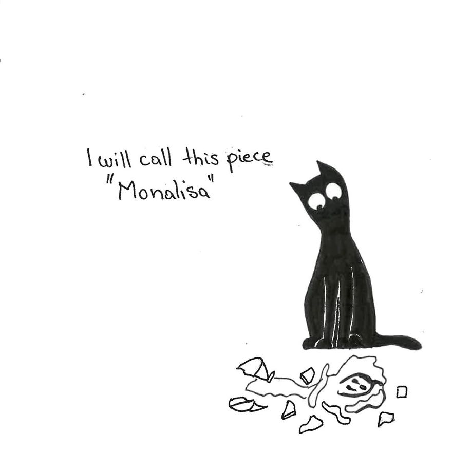 Owner Illustrates The Boring Days His Cat Lived In Quarantine In Fun Comics