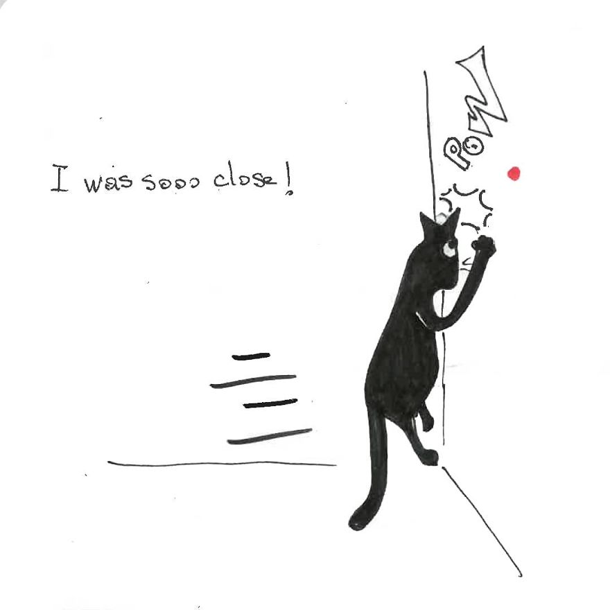 Owner Illustrates The Boring Days His Cat Lived In Quarantine In Fun Comics