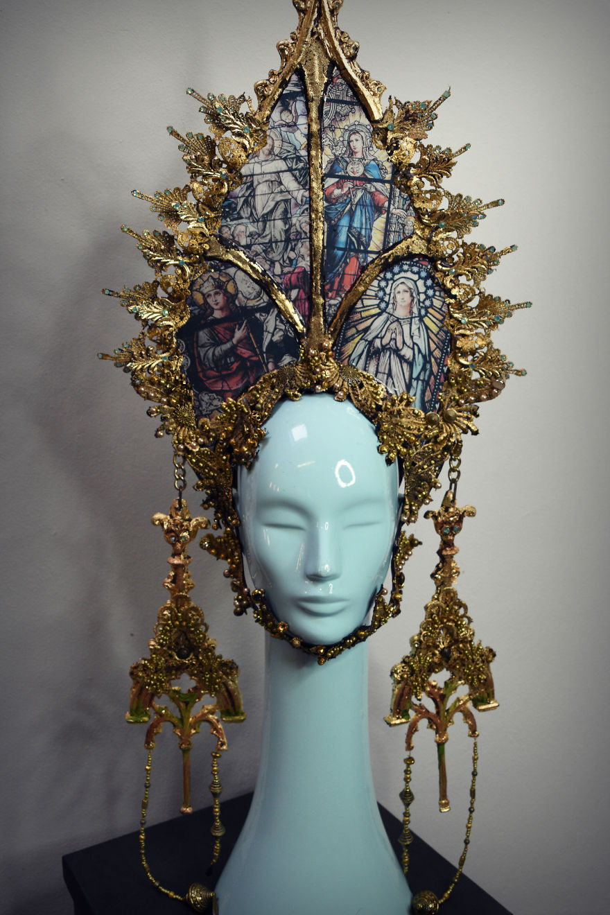 I Handmake Costumes From The Lightweight Wearable Porcelain And Stained Glass I Created, Here Are My Best Costume Designs (New Pics) I Handmake Costumes From The Lightweight Wearable Porcelain And Stained Glass I Created, Here Are My Best Costume Designs (New Pics)
