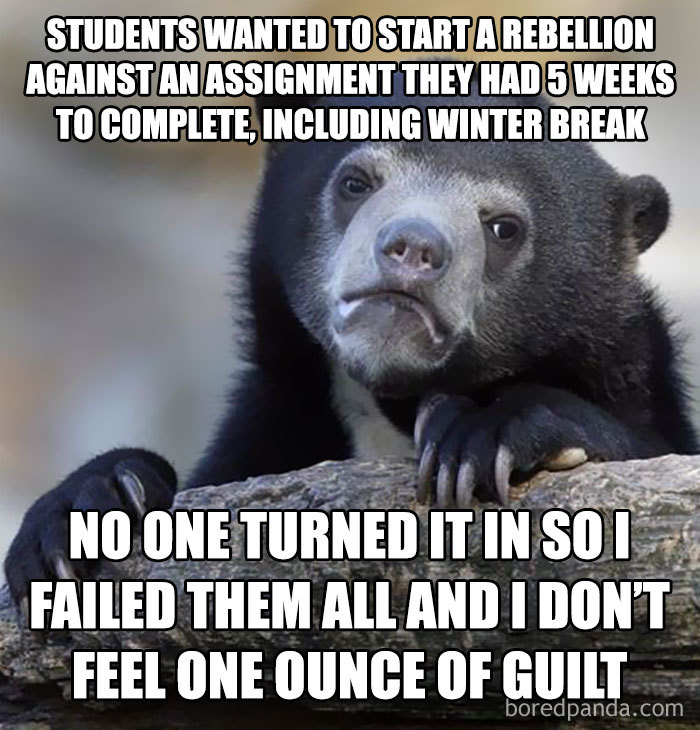 This Is What I Get For Teaching Them About The Rebellions That Happened Throughout History