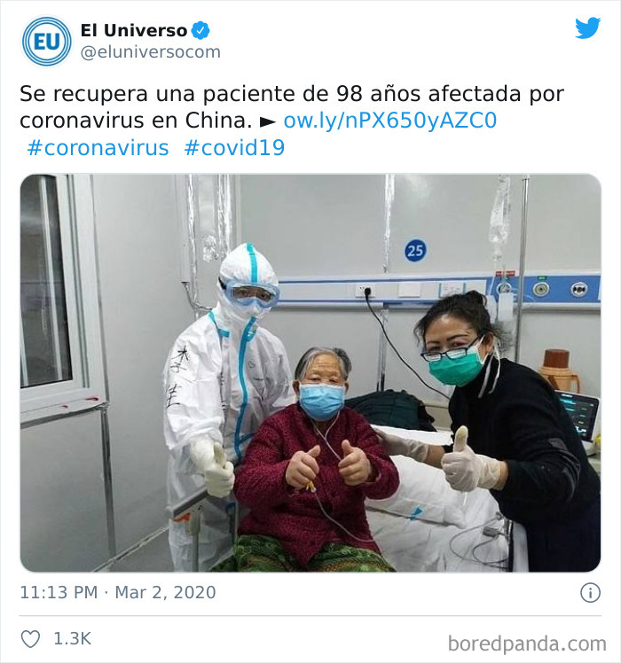 98-Year-Old Patient Affected By Coronavirus Recovers In China