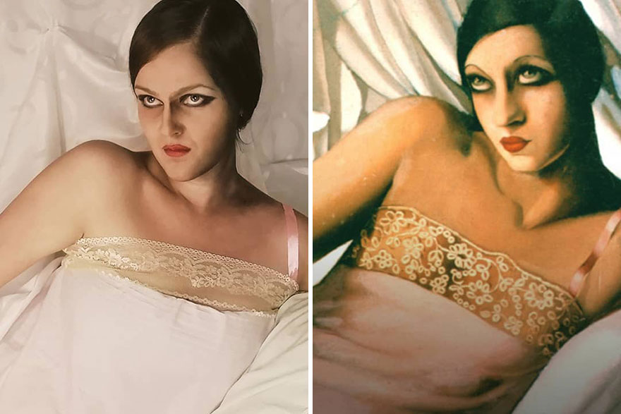 Tamara De Lempicka "Pink Tunic" (1927)