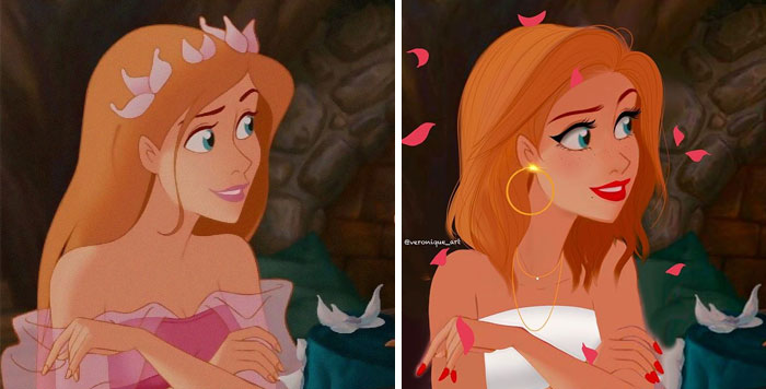 Artist Reimagines Disney Characters As Modern Day Women And Men, People Love It Artist Reimagines Disney Characters As Modern Day Women And Men, People Love It
