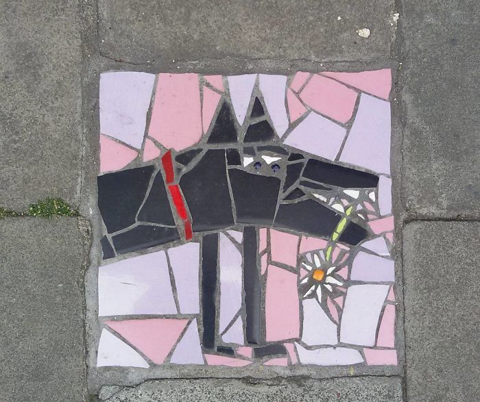 Cats-Mosaics-Street-Art-Schaerbeek-Brussels-Belgium