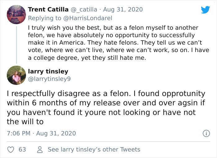 Ex-Prisoner Gets Employed 10 Days After His Release From Prison, Turns Out It's Hard To Pull It Off As Explained By Other Ex-Prisoners