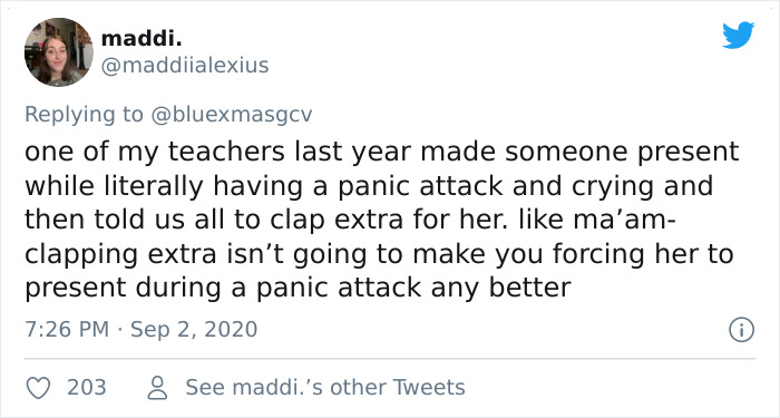 Twitter User Says Teachers Shouldn&rsquo;t Force Anxious Students To Present In Front Of The Class, Sparks A Heated Discussion