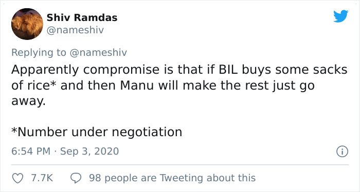 Indian Man Gets Tired Of Buying Rice Every Day, Orders A Whole Truck To Their Home, Hilarity Ensues Indian Man Gets Tired Of Buying Rice Every Day, Orders A Whole Truck To Their Home, Hilarity Ensues