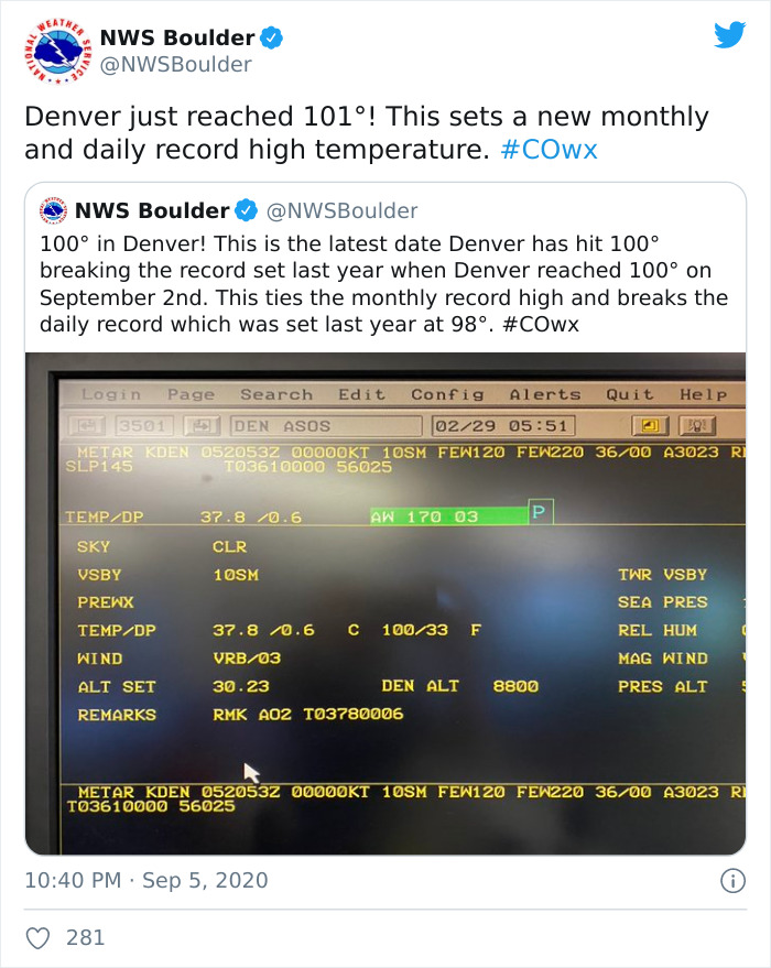 Snow Falls In Colorado Just 48 Hours After A Record Heatwave And It Proves Nothing Is Impossible In 2020