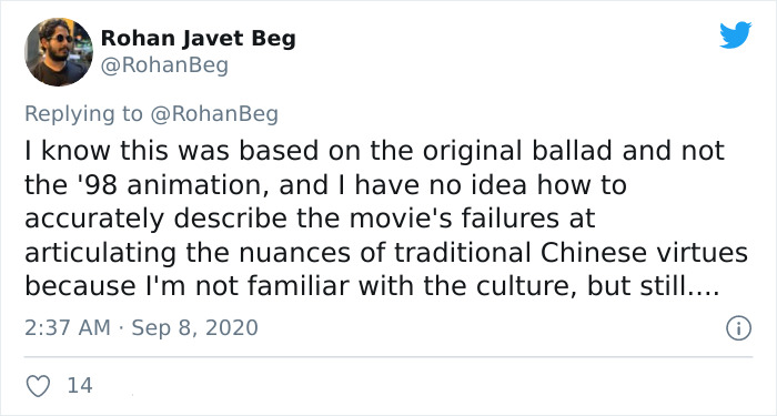Guy On Twitter Points Out Why Disney&rsquo;s Mulan (2020) Is Effectively Chinese Propaganda