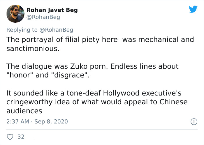 Guy On Twitter Points Out Why Disney&rsquo;s Mulan (2020) Is Effectively Chinese Propaganda