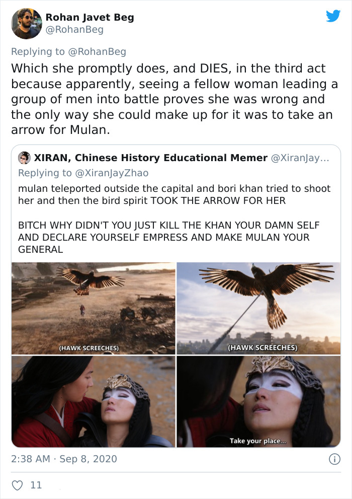 Guy On Twitter Points Out Why Disney&rsquo;s Mulan (2020) Is Effectively Chinese Propaganda